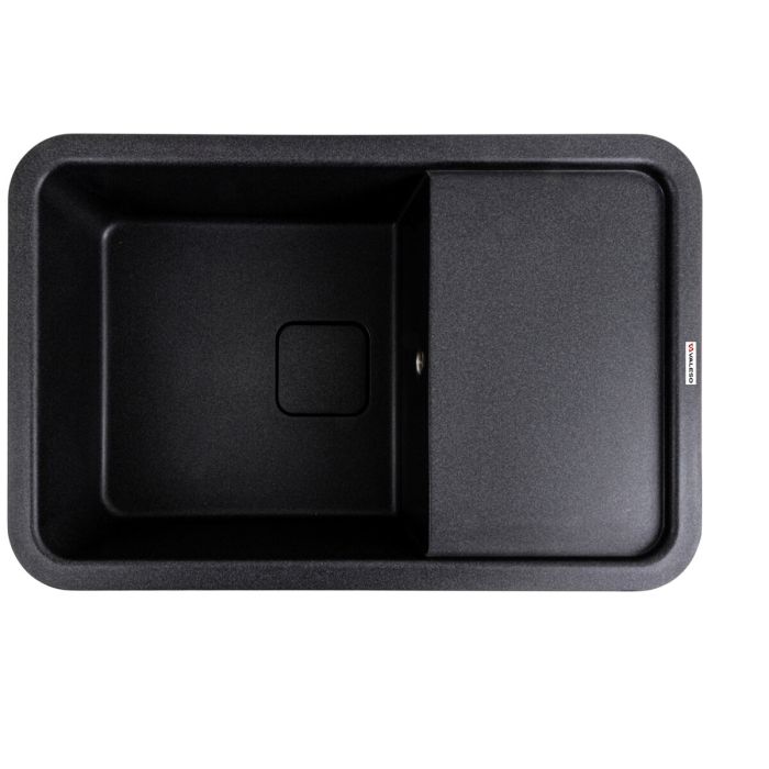 Гранітне миття для кухні VALESO 7850 CUBE матовий Карбон