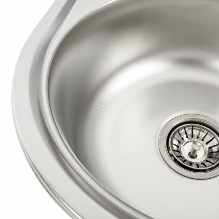 Кухонная мойка из нержавеющей стали Platinum ДЕКОР 4539 (0,6/170 мм), R