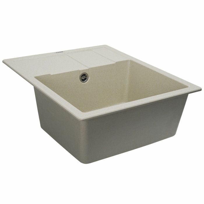 Гранитная мойка для кухни Platinum 5851 ARIA матовая Песок, R