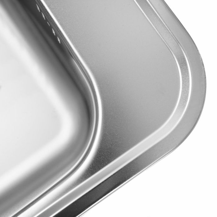 Кухонная мойка из нержавеющей стали Platinum САТИН 4947 (0,8/180 мм)