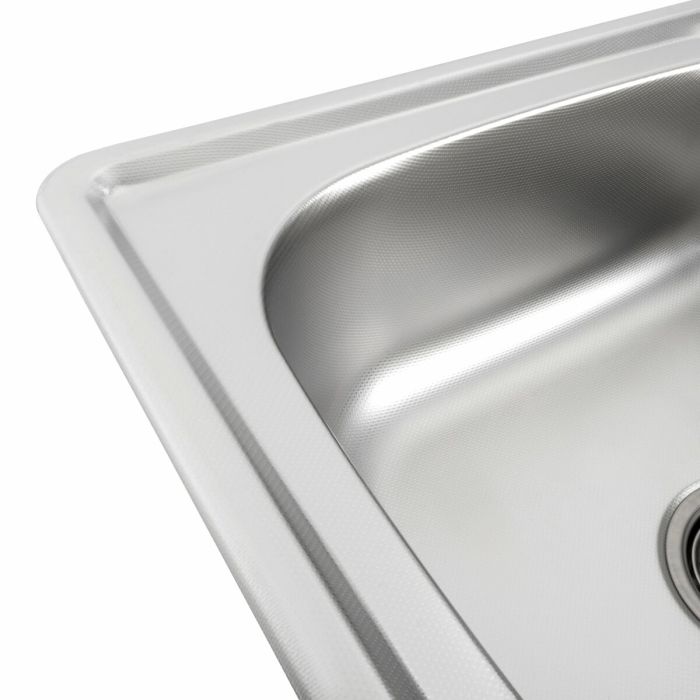 Кухонная мойка из нержавеющей стали Platinum ДЕКОР 7850 (0,8/180 мм)
