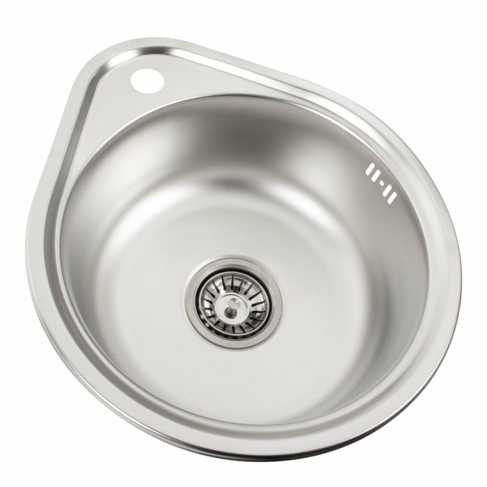 Кухонная мойка из нержавеющей стали Platinum ДЕКОР 4539 (0,6/170 мм), R