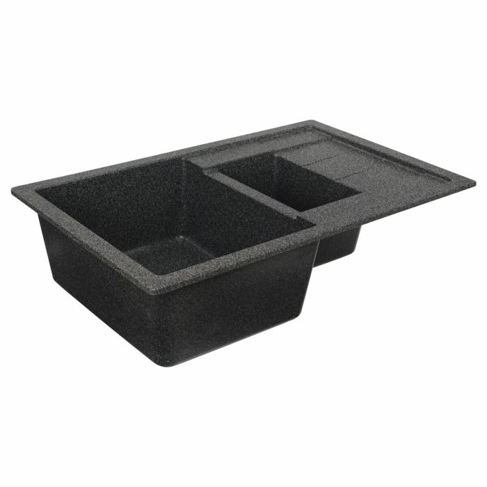 Гранитная мойка для кухни VALESO 7850W TOSKANA матовая Графит