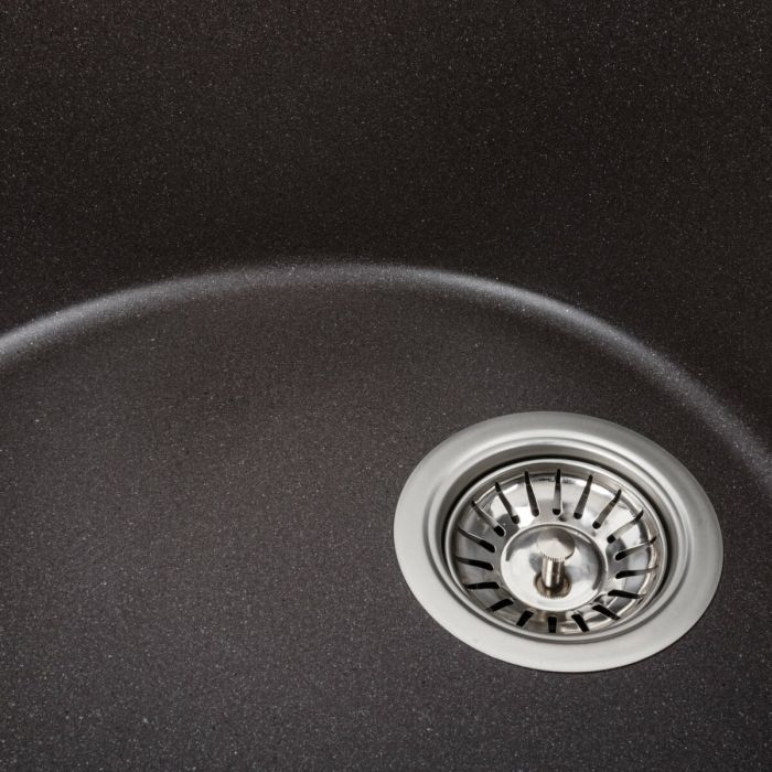 Гранитная мойка для кухни Platinum 5847 ONYX матовый Гренадин
