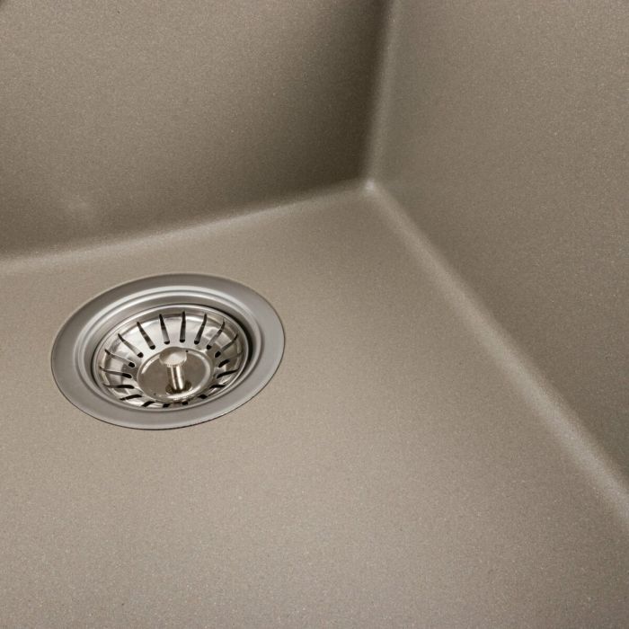 Гранитная мойка для кухни Platinum 4150 SOKIL матовый Титан