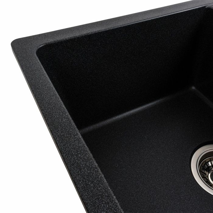 Гранитная мойка для кухни VALESO 6250 ZIRKONE матовый Карбон