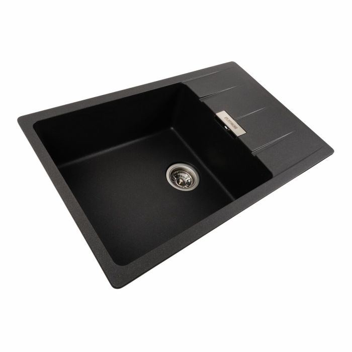 Гранитная мойка для кухни Platinum 7850 ROMA матовый Морион, R