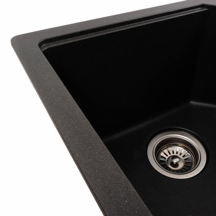 Гранитная мойка для кухни Platinum 7850 HARMONY матовый Морион