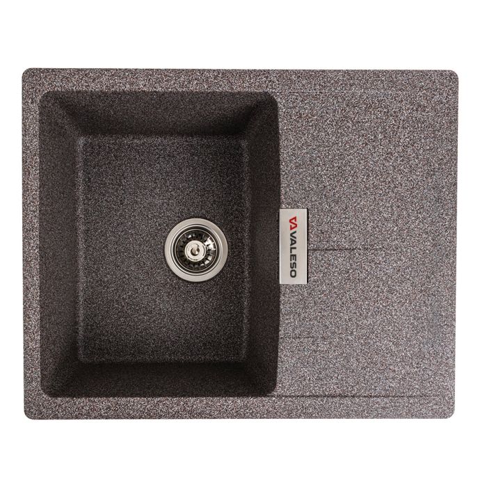 Гранітне миття для кухні VALESO 6250 ZIRKONE матовий Мікс