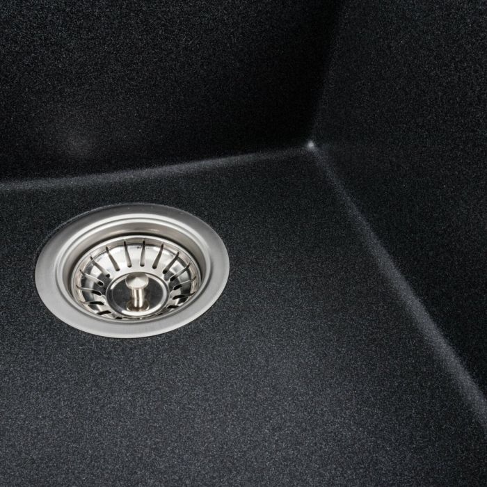 Гранитная мойка для кухни Platinum 4150 SOKIL матовый Карбон