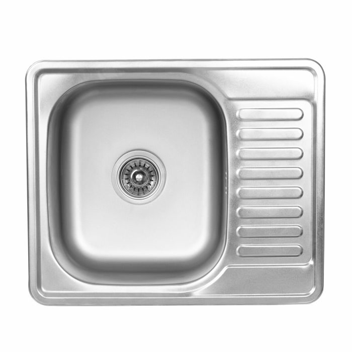 Кухонная мойка из нержавеющей стали Platinum 5848 САТИН (0,6/170 мм), R