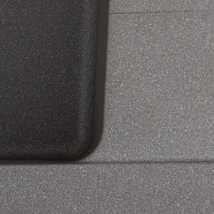 Гранитная мойка для кухни Platinum 6250 ZIRKONE матовый Серый муссон