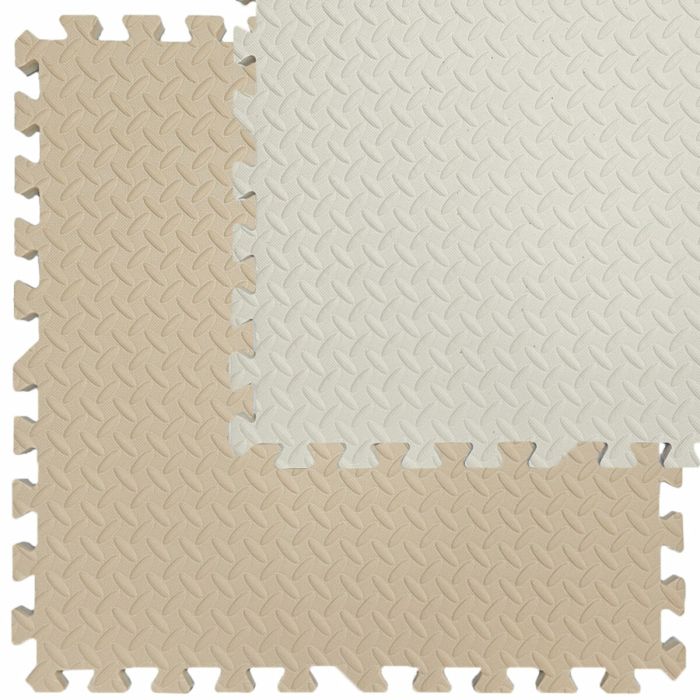 Напольное двустороннее покрытие CREAM and BEIGE 60*60cm*2cm (D) SW-00001846