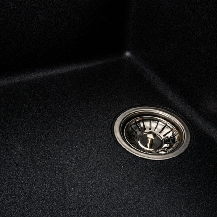 Гранитная мойка для кухни Platinum 7850W TOSKANA матовый Карбон