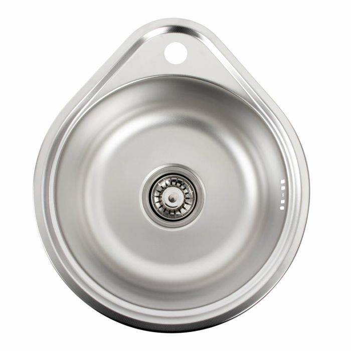 Кухонная мойка из нержавеющей стали Platinum ДЕКОР 4539 (0,6/170 мм), R
