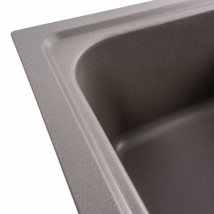 Гранитная мойка для кухни Platinum 7950 Equatoria матовая Дюна