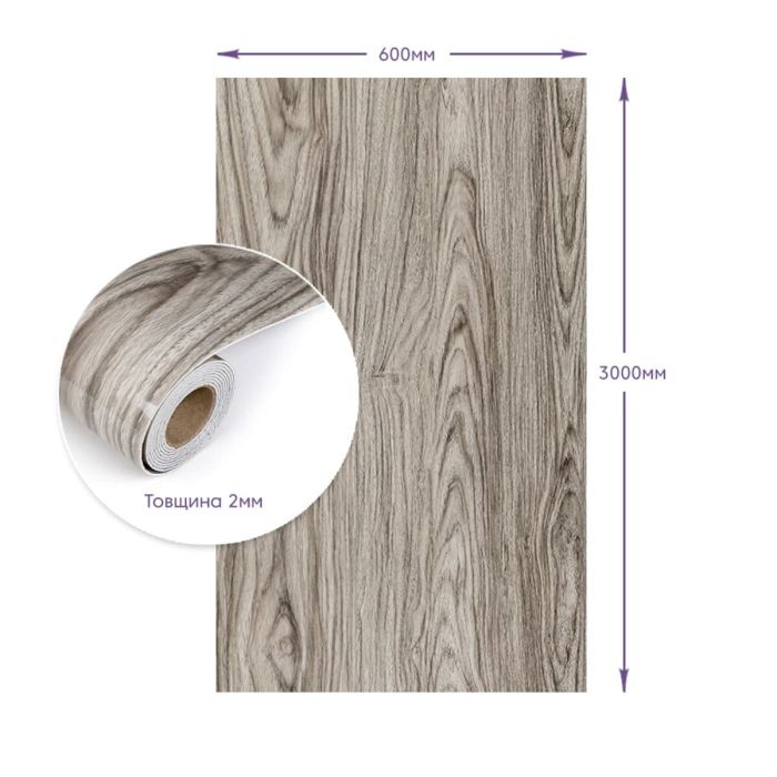 Самоклеящаяся стеновая PET плитка в рулоне 600*3000*2mm (D) SW-00002434