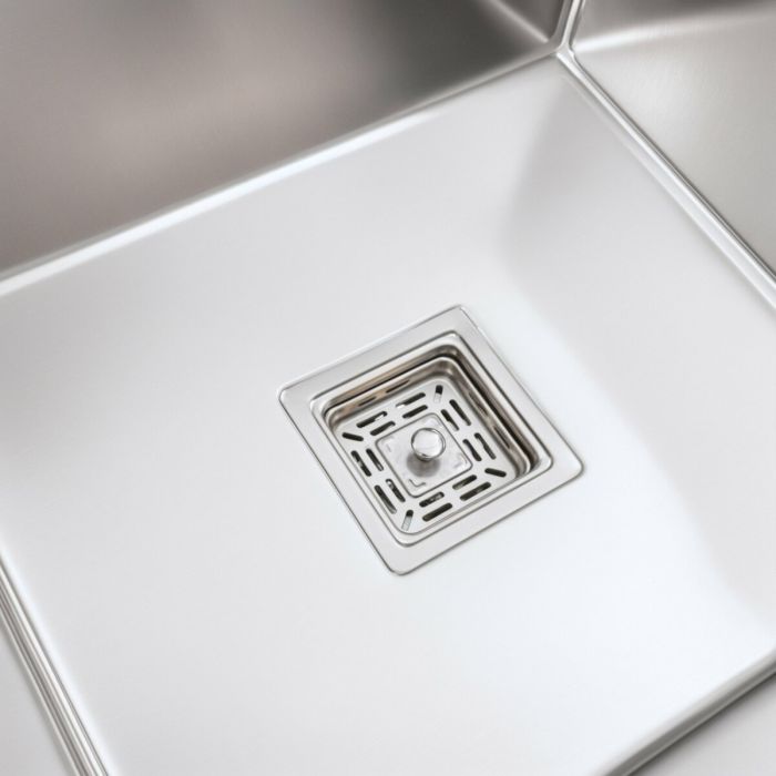 Мойка Platinum Handmade 780х440х230 L нержавейка (квадратный сифон, 3.0/1.0)