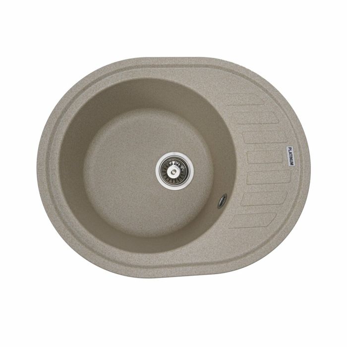 Гранитная мойка для кухни Platinum 6250 SOUL матовая Сафари, L