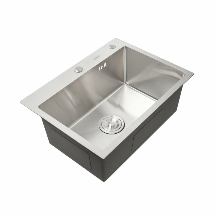 Кухонная мойка Platinum Handmade 580х430х220 (толщина 3,0/1,5 мм + дозатор в комплекте)