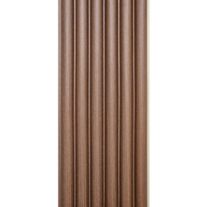 Декоративная WPC круглая стеновая рейка 3000*152*15мм (D) SW-00001872