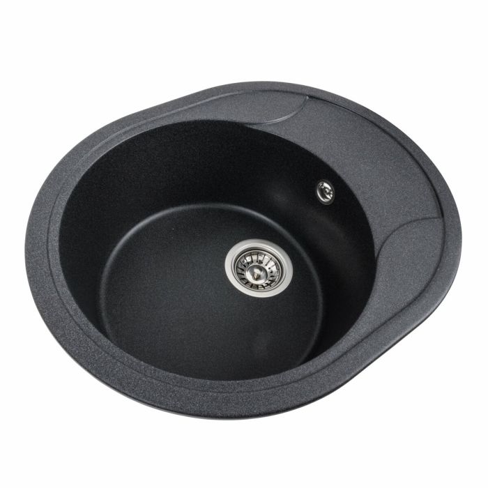 Гранитная мойка для кухни VALESO 5847 ONYX матовый Карбон