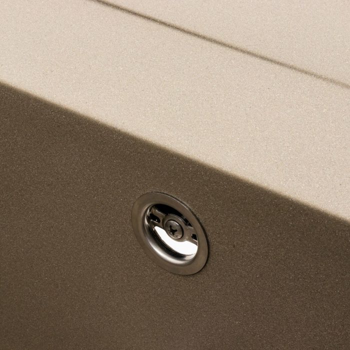 Кухонная мойка гранитная матовая 7050 CASCADA Platinum Титан