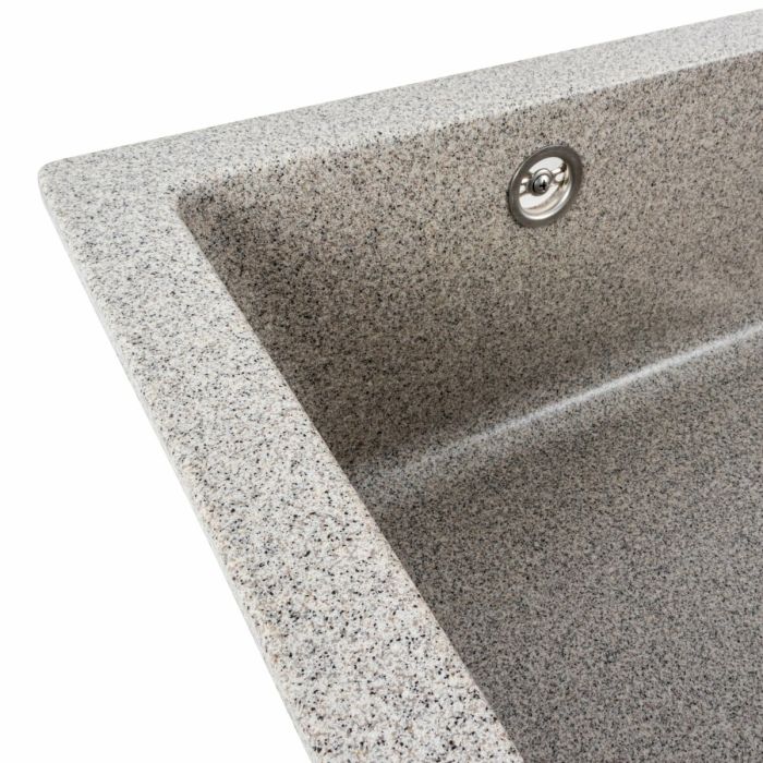 Гранитная мойка для кухни Platinum 7945 Paruana серая