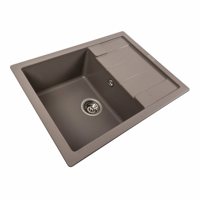 Гранитная мойка для кухни Platinum 6550 INTENSO матовая Дюна