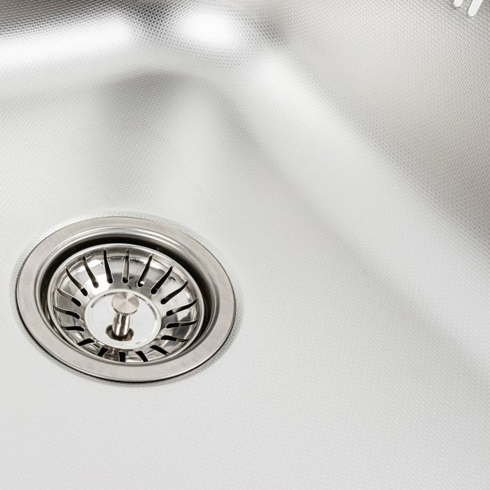 Кухонная мойка из нержавеющей стали Platinum 5848 ДЕКОР (0,6/170 мм), R