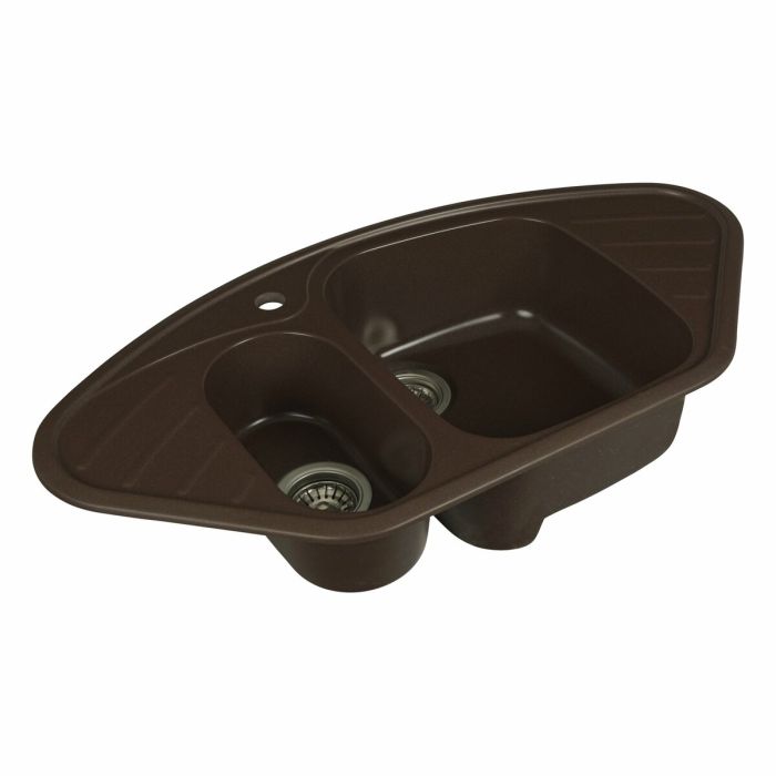 Гранитная мойка для кухни Platinum 9250UW LARGO глянец Мокко