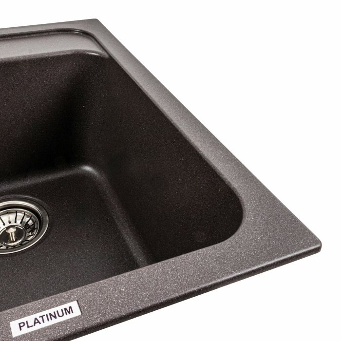 Гранитная мойка для кухни Platinum 4050 KORRADO матовый Гренадин, ЦЕНТР